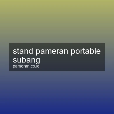 Stand Pameran Portable Subang