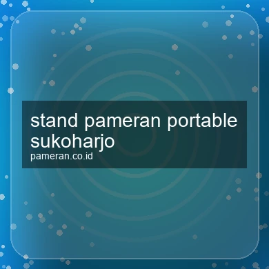 Stand Pameran Portable Sukoharjo