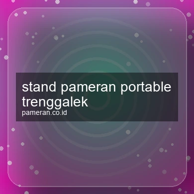 Stand Pameran Portable Trenggalek