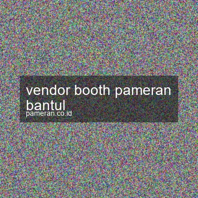 Vendor Booth Pameran Bantul