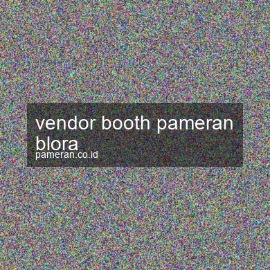 Vendor Booth Pameran Blora