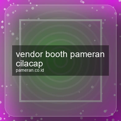 Vendor Booth Pameran Cilacap
