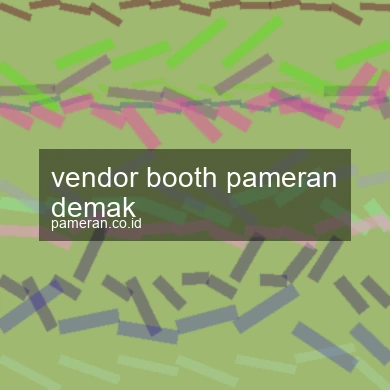 Vendor Booth Pameran Demak