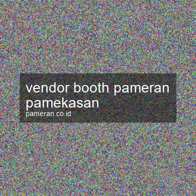 Vendor Booth Pameran Pamekasan