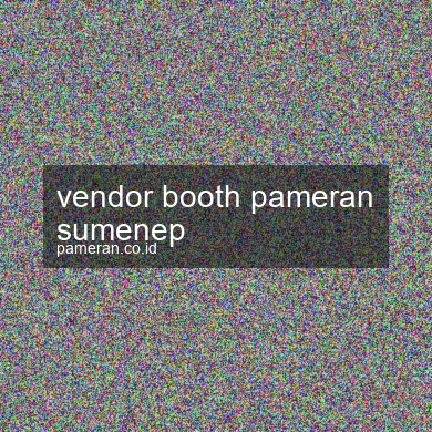 Vendor Booth Pameran Sumenep
