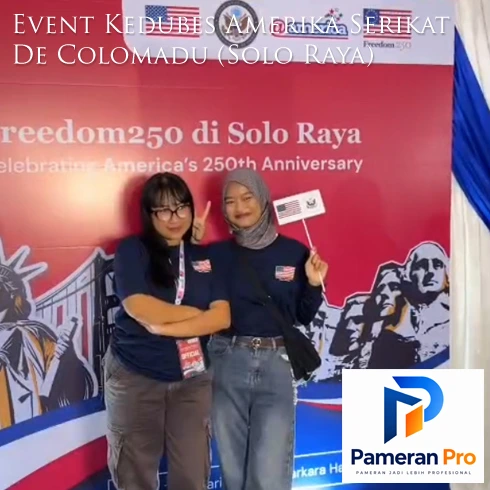 backdrop event kedutaan besar amerika serikat