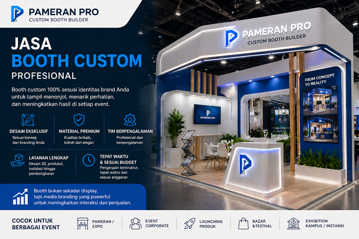 JASA BOOTH CUSTOM